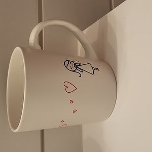 Human Touch Mug  White/Red